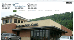 Desktop Screenshot of pelhameyecare.com