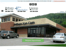 Tablet Screenshot of pelhameyecare.com